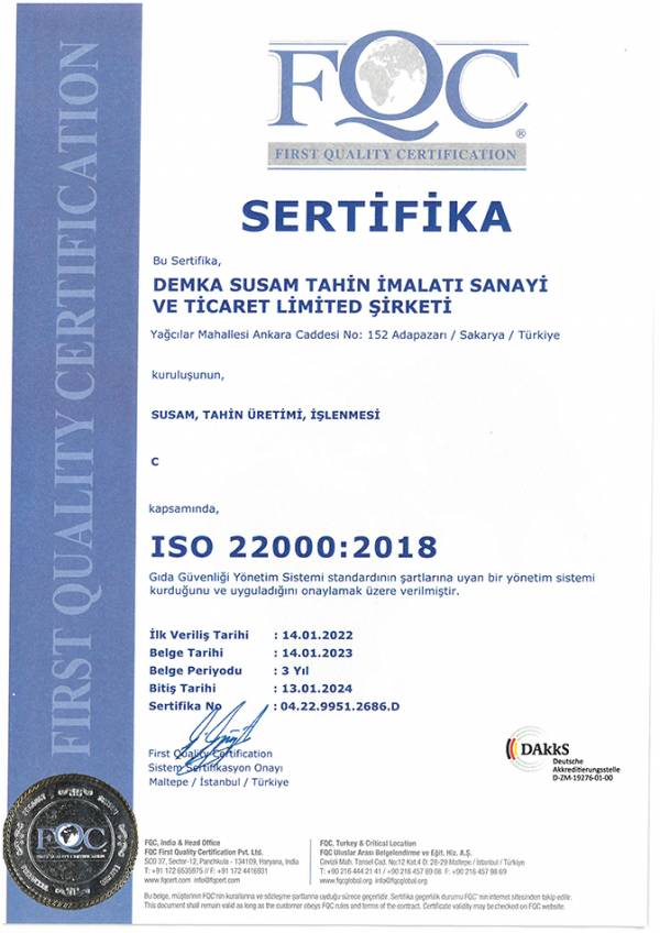 Sertifikalar